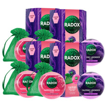 Load image into Gallery viewer, Radox Calming Bath Bomb Duo Gift Set with Geen Infuser Bag, Gift for her