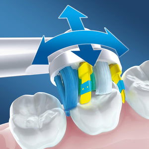 4xOral-B FlossAction, CrossAction, 3D White or Sensi Clean Toothbrush RefillHead