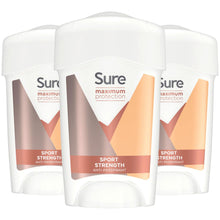 Load image into Gallery viewer, 3x 45ml Sure Women 96 H Anti-Perspirant Deodrant Cream For Maximum Protection
