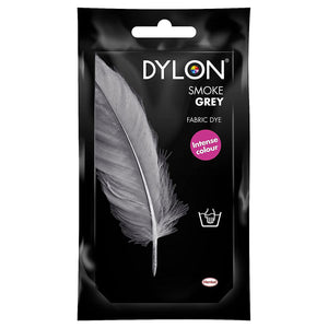DYLON Hand Fabric Dye Sachet, Smoke Grey, 4 Packs of 50g