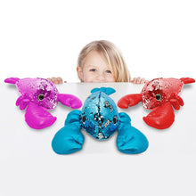 Load image into Gallery viewer, Doodle 11&quot; Glitzies Lobster Magic Sequin Plush, Assorted Colours