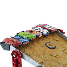 Load image into Gallery viewer, The Hot Wheels Downhill Race &amp; Go Race Track with a Monster Truck &amp; a Car Toy