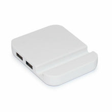 Load image into Gallery viewer, Universal Mobile Stand 4 Port USB Hub Holder Mount, White