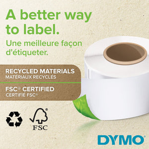 DYMO Labels Self Adhesive LW Multi-Purpose 320 Easy-Peel 54 mm x 70mm
