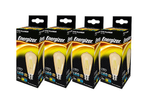 Energizer Filament Gold LED Bulbs Pack of 4