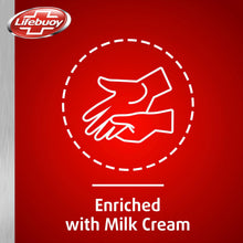 Load image into Gallery viewer, 2pk of 250ml Lifebuoy Caring Anti-bac Handwash Mild care with Milk Cream