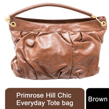 Load image into Gallery viewer, Primrose Hill Chic Everyday Tote bag Brown