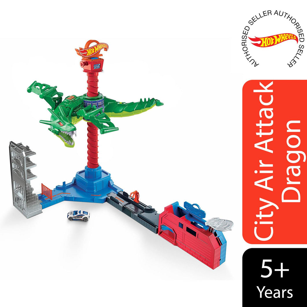 Hot Wheels City Air Attack Dragon Play Set