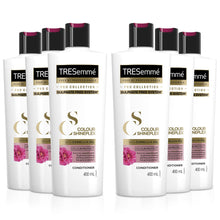 Load image into Gallery viewer, 6xof400ml TRESemme ProCollection ColourShineplexSulphateFree LowFoamConditioner