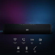 Load image into Gallery viewer, Aquarius Portable 10W Wireless Bluetooth Long-Lasting Mini Soundbar Speaker