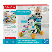 Load image into Gallery viewer, Fisher-Price Learn with Me Zebra Walker, Electronic Educational Toy