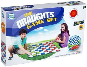 Giant Draughts Board Game Set For Kids or Family Game Fun Indoor and Outdoor