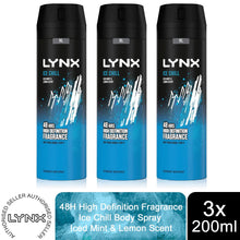 Load image into Gallery viewer, Lynx XL 48-Hour High Definition Fragrance Body Spray Deodorant, 3 Pack, 200ml
