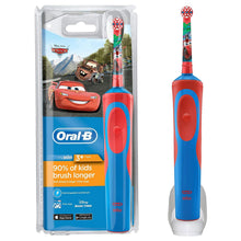 Load image into Gallery viewer, Oral-B Power Kids Electric Rechargeable Toothbrush Featuring Disney Pixar Cars