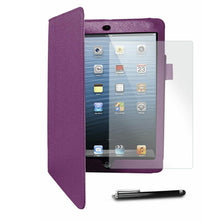 Load image into Gallery viewer, GVC 3 in 1 Executive Wallet Case for iPad Air, Black &amp; Purple - Purple