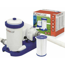 Load image into Gallery viewer, Bestway Flowclear 2500gal Capacity Filter Pump Swimming Pool, Multi-coloured