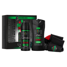 Load image into Gallery viewer, Lynx Africa Gift Set, Present For Brothers, Boys &amp; Teens, Duo Deodorant &amp; Socks