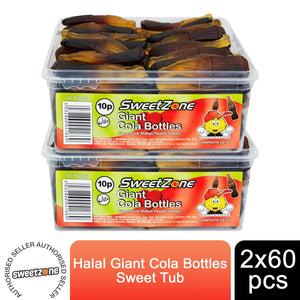 Sweetzone Halal Giant Sweet Tub Available in Different Flavours 960g, 1pk or 2pk