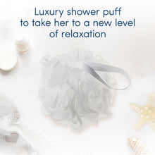 Load image into Gallery viewer, Dove Blissfully Relaxing Body Wash 3pcs Gift Set For Her with Shower Puff