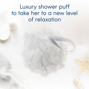 Dove Blissfully Relaxing Body Wash 3pcs Gift Set For Her with Shower Puff