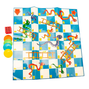 Jumbo-Sized Family Garden Outdoor Summer Games - Giant Snakes & Ladders