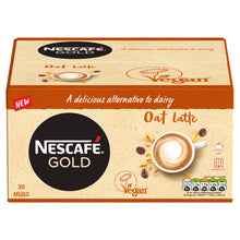 Load image into Gallery viewer, Nescafe Gold Dairy Free Vegan Instant Coffee 30 Sachets Oat Latte