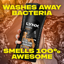 Load image into Gallery viewer, 3pk of 250ml Lynx 12hrs Refreshing Fragrance Shower Gel with 100% Moisturisers