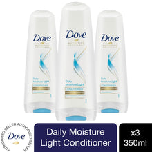 Load image into Gallery viewer, Dove Daily Moisture Light 3x Shampoo, 400ml &amp; 3x Conditioner 350ml For Fine Hair