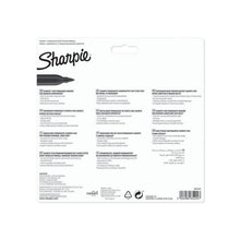 Load image into Gallery viewer, Sharpie Permanent Marker Pens Fine Point Assorted Colours Pack of 12 For School