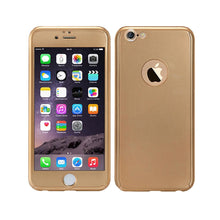 Load image into Gallery viewer, 1x Hybrid 360 New Shockproof Case Tempered Glass Cover For iPhone 6+/6S+ - Gold