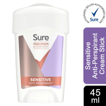 Load image into Gallery viewer, 6x 45ml Sure Women 96 H Anti-Perspirant Deodrant Cream For Maximum Protection