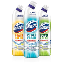Load image into Gallery viewer, 6x Domestos Power Fresh Antibacterial Toilet Cleaner Citrus Fresh, 700 ml