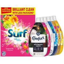 Load image into Gallery viewer, Laundry Bundle 1x130W Surf Laundry Powder &amp; 1x58W Comfort Fabric Conditioner