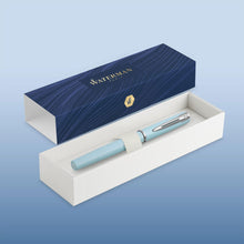 Load image into Gallery viewer, Waterman Allure Fountain Pen Baby Blue Pastel Fine Nib Blue Ink Gift Box