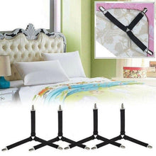 Load image into Gallery viewer, Triangle Bed Sheet Mattress Holder Fastener Grippers Clips Suspender Straps 4pcs