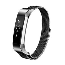 Load image into Gallery viewer, AQ Fitbit Alta Milanese Replacement Straps Alta- Black