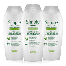 Load image into Gallery viewer, Simple Kind to Hair Gentle Care Conditioner, 3 Packs of 400ml