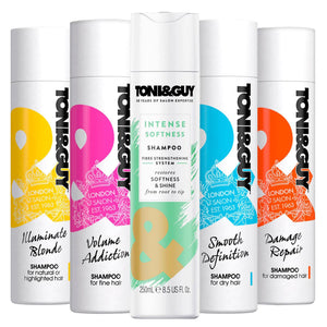 3 Pack of 250ml Toni & Guy Fibre Strengthening Shampoo for All Types of Hair