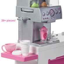 Load image into Gallery viewer, Barbie® Coffee Shop Playset with Doll and Play Pieces