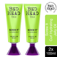 Load image into Gallery viewer, Bed Head by TIGI Screw It Hydrating Curly Hair Serum for Dry Frizzy Curls 100ml,2pk