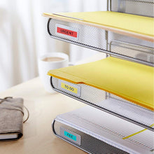 Load image into Gallery viewer, DYMO Labels Self Adhesive D1 19mm x 7mm Black Print on Yellow Tape Authentic