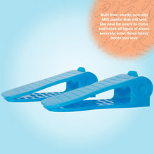 Load image into Gallery viewer, Haven Space Saver Shoe Rack Organisers, Standard Size - Blue