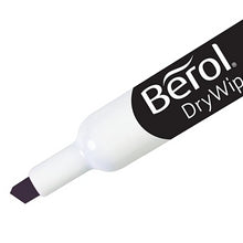 Load image into Gallery viewer, Berol Whiteboard Marker Bold Dry Wipe Medium Chisel Tip Black 48 Pack