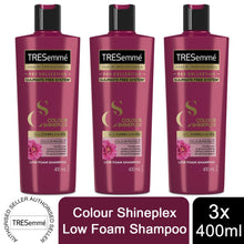 Load image into Gallery viewer, 3x of 400ml TRESemme ProCollection Colour Shineplex SulphateFree LowFoam Shampoo