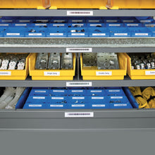 Load image into Gallery viewer, Dymo Rhino Vinyl Labels Industrial Flexible Nylon 12 mm x 3.5m Black on Yellow