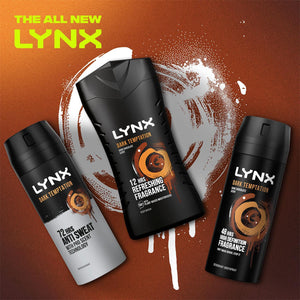 3pk of 250ml Lynx 12hrs Refreshing Fragrance Shower Gel with 100% Moisturisers