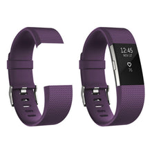 Load image into Gallery viewer, Aquarius Classic Plastic Replacement Strap Band Fitbit Charge-2 Purple, Large
