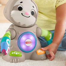 Load image into Gallery viewer, Fisher-Price Linkimals Smooth Moves Sloth, Baby Toy with Music &amp; Lights
