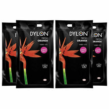 Load image into Gallery viewer, DYLON Hand Fabric Dye Sachet, Fresh Orange, 4 Packs of 50g