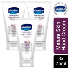 Load image into Gallery viewer, 3x of 75ml Vaseline Intensive Care Hand Cream, Mature Skin Rejuvenation